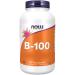 Now Foods B-100 Vitamin B-Complex High Dosed with PABA 250 Vegan Capsules Lab Tested Gluten Free Soy Free Vegetarian Non-GMO