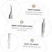 Ipetboom Blackhead Removal Tool 6 pcs Remover Stainless Curved Steel Tool Blackhead Extractor Pimple Blemish Kit for - Buy Online on GoSupps.com