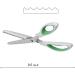 NEJLSD Ultra Sharp Pinking Shears for Fabric - Zig Zag Cut Scissors for Dressmaking - Comfort Grips Sewing Scissors - Professional Handheld (Green) - Buy Online on GoSupps.com