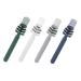 Beaupretty Lot de 4 Nettoyeurs de Peignes Compacts Airbag Brosses D pilatoires Ergonomiques Nettoyage Cheveux pour Voyage Accessoires Portables Multicolores Bleu Vert Gris Blanc