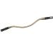 CALEVO - curved browband Crystal-Flower Black-gold Diamond Pony