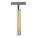 Metal household men's razor gold-coloured (gold)
