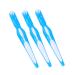 Lurrose 6-Piece Hard Prosthesis Cleaning Brush Set | Double-Sided Toothbrush for False Teeth | Portable Tooth Cleaning Tool | Ideal for Dentures & Incomplete Teeth - Blue (2 Pack) - Buy Online on GoSupps.com