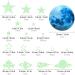 Glow in The Dark Stars Stickers - 603 Pcs Planets Solar System Wall Decals for Boys Nursery Bedroom - Blue - Buy Online on GoSupps.com