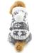Ranphy Velvet Dog & Cat Hooded Sweater Reindeer Jumpsuit for Small Dogs & Puppies (M Gray) - Soft Cozy Clothing for Male & Female Pets - Buy Online on GoSupps.com
