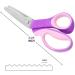 Pinking Shears Scissors for Fabric - 2-Piece Bundle of Zig Zag & Scalloped Shears | 100% Stainless Steel - Ideal Craft Scissors for Decorative Edges - Buy Online on GoSupps.com