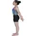 Aosva Girls Gymnastics Leotard Sparkle New Geometry Design | 9-10 Years (150CM) | Black Rainbow Set - Buy Online on GoSupps.com