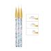 5PCS Nail Ombre Brush Set | Gradient Color Rhinestone Crystal Nail Art Painting Pen | Manicure Tools in Gold - Buy Online on GoSupps.com