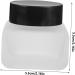 HONMEET 50ml Glass Jar Face Cream Jar Empty Refillable Cosmetic Jars Empty Cream Jar Frosted Glass Jars Tiny Jars with Lids Lotion Jar Body Butter Jars Sample Jars Travel Square Small Jar - Buy Online on GoSupps.com