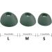 3Sets Silicone Earbud Tips Earplugs for Buds 2 in Ear Headphones Eartips Sound Isolation Dark Green - Buy Online on GoSupps.com