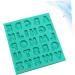 STOBOK 2pcs Silicone Molds Butter Cookies Cake Mold Candy Molds Soap Loaf Mold Cakesicles Mold Letter Molds Cupcake Chocolate Mold Baking Tool Fondant Mold Epoxy Decorative Mold Greenx2pcs 12x13cmx2pcs - Buy Online on GoSupps.com