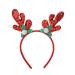 hgnxa Christmas Antlers Elk Headbands Headwear Hair Hoop for Christmas Headpiece Fancy Dress Party Supplies C1