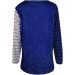 Fashionable Women's Sweater Dress - Casual V-Neck T-Shirt Butterfly Print Long Sleeves Summer Size 42 Blue XXL - International Shipping - Buy Online on GoSupps.com