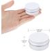 20 Pack Aluminum Empty Jars - Round Travel Cream Containers for Lotion Masks & Nail Art (20ml White) - Ideal for Cosmetics & International Shipping - Buy Online on GoSupps.com