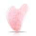 Gua Sha Facial Tools Rose Quartz Guasha Tool for Face & Eye Gua Sha Stone for Puffiness Reducing & Jawline Sculpting Face Stone Gua Sha Tools for Skin Care Woman GuaSha Stone Tool Pink A_Pink