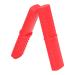 Red Baby Teething Toy - Bite Resistant Dishwasher Safe BPA Free Perfect Chew Ring for Teething Relief & Autism Gum Massage - Buy Online on GoSupps.com