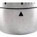 Stainless Steel Egg-Shaped Timer | 60-Minute Manual Reminder for Efficient Mornings | International Shipping Available - Buy Online on GoSupps.com