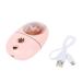Facial Mist Sprayer Practical Eye Facial Humidifier USB Quiet Cute Animal 500mah for Office (Pink)