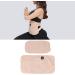Reusable Leak-Proof Castor Oil Packing Wrap Set - 4 Heat-Proof Cotton Flannel Pads for Waist Neck & Legs - Buy Online on GoSupps.com