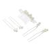 DOITOOL 1 Set Bride Decor Wedding Hair Clips Hair Comb Clips Ladies Suits Hair Accessory for Women Pearl Hair Clip Wedding Decoration Hair Pin Big Pearl Metal Women's Hair Piece