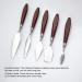 Lightwish 5xPalette Knife Set - Stainless Steel Painting Knives for Oil, Canvas, Acrylic - Color Mixing Spatula Palette Knives (5 Pieces) - Buy Online on GoSupps.com