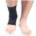 Mobestech 1pc Silicone Ankle Brace Ankle Support Brace for Sprained Ankle 24x12cm Black