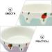 Balacoo 2pcs Pet Hamster Feeding Bowls Round Ceramic Small Animal Food Dishes for Rabbit Food and Water Bowl for Mouse Guinea Pig Hedgehog Purple Blue - Buy Online on GoSupps.com
