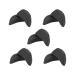 Exceart 5 Pairs Shoe Wipes Ball of Foot Cushions for Women Sponge Shoe Filler High Heel Toe Filler Shoe Inserts for Women Foot Filler Shoes Half Insoles Big Toe Plug Men's Filling Toe Cap Black 5 Pairs