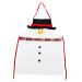 DOITOOL Christmas Apron Xmas Waitress Aprons Cooking Apron Santa Claus Outfit Xmas Kitchen Apron Holiday Apron Christmas Kitchen Apron Hair Cutting Cape Work Fabric At Home Decorations