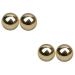 Beavorty 4 pieces of gymnastics ball made of brass hand balls made of brass decorative hand balls massage ball massage gear Small hand -rolling balls made of metal foot the ball roll trucks