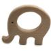 Wendysun 2pcs Elephant Shape Cartoon Wood Teether Set - Natural Beech Teething Toy for Babies - Buy Online on GoSupps.com