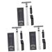 Minkissy 3 sets manual razor Small wallet organizer hair razor trimmer facial razor razor for body hair razor from metal old-fashioned beard