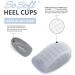 Tulis So Soft Gel Heel Cups - Relief for Plantar Fasciitis & Heel Pain | Shock Absorption - 1 Pair - Buy Online on GoSupps.com