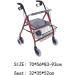 Walker Elderly Travel Cart Portable Folding Shopping Cart Seat Can Take Four Rounds to Buy Food Cart Step Can Push Small Cart Gift Decoration - Buy Online on GoSupps.com