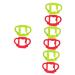 Toyvian 8 Pcs Bottle Handle Bottle Handle Bottle Handles Handle Milk Bottle Accessories Milk Bottle Handles Newborn Grip Soft 13.00X7.00X6.50CMx4pcs Assorted Colorx4pcs
