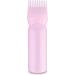 Root Comb Applicator Bottle 6 oz - Professional Hair Oil & Dye Application Brush with Graduated Scale - Pink - Buy Online on GoSupps.com