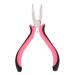 Neitsi 3 Holes Mini Plier For Micro Nano Ring Hair Extensions opener and Removal Tool 1 PCS Pink