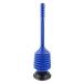 uxcell Soft Plastic Bathroom Unblock Drain Sink Bath Tub Toilet Plunger Sucker Cleaner Blue Black