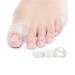 NatraCure Gel Toe Separators (w/Loop) Variety 6 Pack - (Size: 2 Small 2 Medium 2 Large) - Toe Spacers