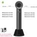 Smart Hair Blower with Temperature And Air Speed Switch Adjustment Built-in Lithium Battery Portable Cordless Hair Dryer Suitable for Travelling Use (metal gray) - Buy Online on GoSupps.com