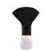 PAITOK Barber Neck Brushes for Hairdressers Professional Soft Hair Cutting Cleaning Brush Salon Household Neck Duster Brush Barbering Equipment for Remove Shredded Hair (White and Black Handle)