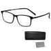 TR Titanium Reading Glasses for Men Women Blue Light Blocking Eyeglasses Lightweight Flexible Readers 1.5x White