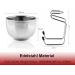 Premium Razor Holder & Shaving Brush Set for Men - Stylish Soap-Shell Design with Natural Wild Boar Bristles - 8.2x10.5cm Silver - Buy Online on GoSupps.com