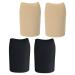 Silicone Toe Covers 2 Pairs Hand Toe Silicone Toe Sleeves Sleeve Protectors Silicone Gel Blister Toe Covers Toe Spacers Flexible Toe Sleeves Top Cover Toe Sleeves for Closed Pad As Shown 4x2.6cm