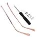 Ultechnovo sunglasses 2 pairs of metal glasses replacement brackets of low-glasses-replacement-low-loud glasses arms Legs Legs Glasses repair set DIY brackets for glasses glasses Sunglasses Coffee