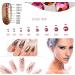 Ranvi 3000 Pieces (5 Boxes) Nail Art Rhinestones Kit Nail Rhinestones with 1 Piece Multicolor Nail Studs Horse Eye Rhinestones for Nail Art Decorations Supplies - Buy Online on GoSupps.com