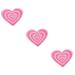 POPETPOP 3pcs Heart-Shaped Eyelash Plate Eyelash Supplies Heart Eyelash Plate Eyelash Platform for Lash Extension Lash Tiles Eyelash Trays Dedicated Acrylic Kinds of Eyelashes