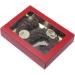 BrandNewCake Chocolate Letter Box Small Red/Gold - 26 Delicious Pieces - Buy Online on GoSupps.com