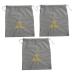 SKISUNO 3pcs Hair Dryer Bag Fabric Duffel Bags for Traveling Hair Dryer Attachments Storage 30.00X25.00X0.50CM