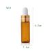 Enslz 15 Mini Amber Glass Bottles (5ml) - Refillable Essential Oil Perfume & Cosmetics Storage with Golden Screw Caps - Perfect for Samples & Travel - Buy Online on GoSupps.com